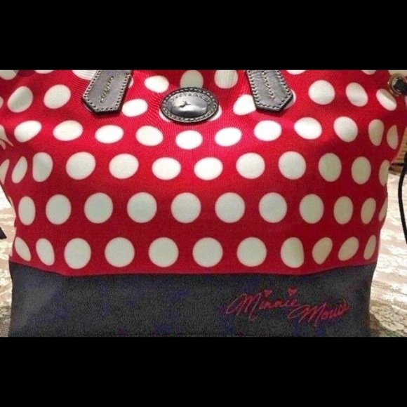 Dooney & Burke MinnieMouse Rocks the Dots Tote NWT - Picture 4 of 8